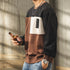 Blocking Design Color Panel Long T-shirt P1848