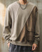 Contrast Line Design Pocket Sweatshirt P1572
