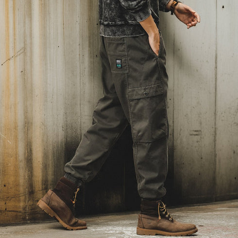 Work Utility Cuffed Cargo Pants P1715