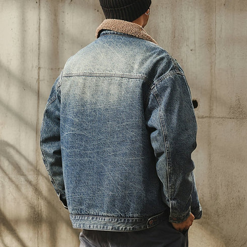 Boa Collar Vintage Jacket P1884