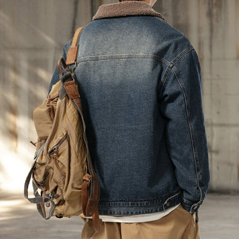 Boa Collar Vintage Jacket P1884