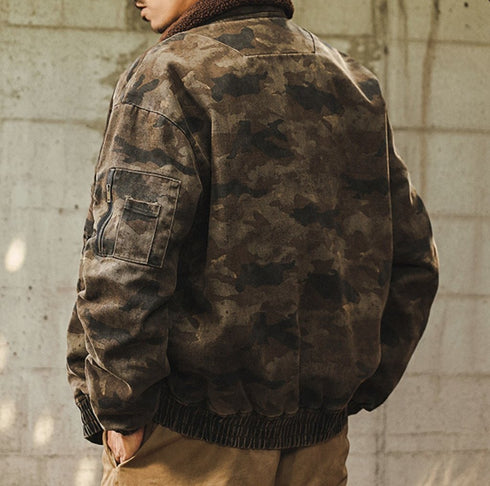 Camouflage Pattern Blouson P1874