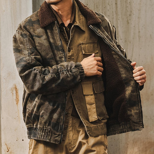 Camouflage Pattern Blouson P1874