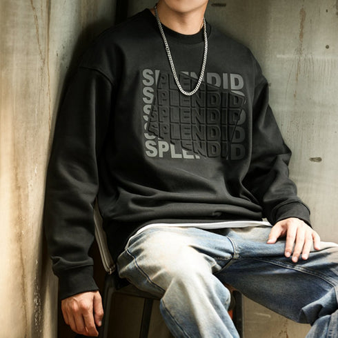 Logo Graphic Crewneck Sweatshirt P1805