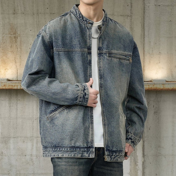 Faded Wash Stand Jacket P1886