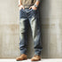 Faded Wash Work Denim Pants P1958