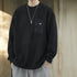 Zip Pocket Simple Long T-shirt P1761