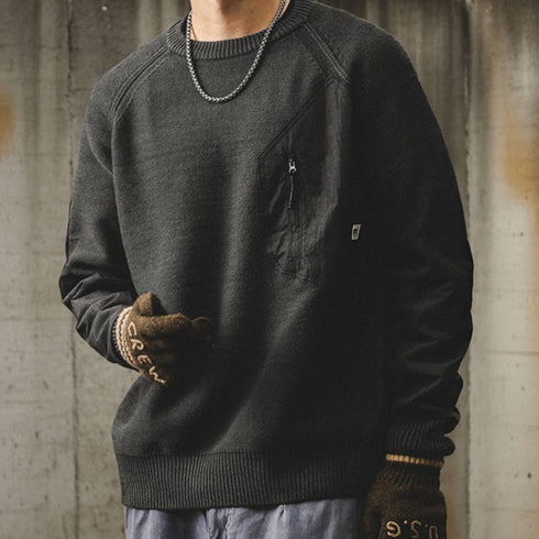 Simple Raglan Long Sleeve Sweatshirt P1647