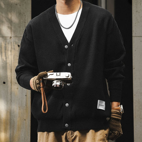 Clean Silhouette Rib Cardigan P1679