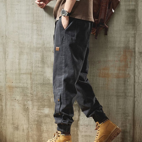 Snap Detail Work Casual Pants P1630