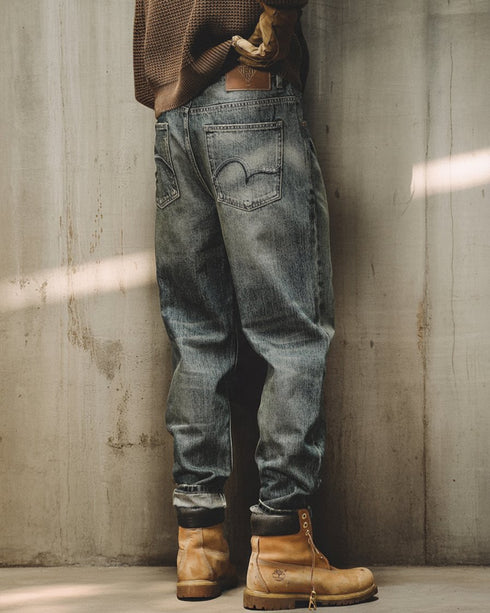 Natural Fade Denim Jeans P1546