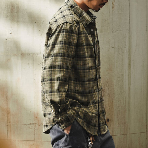 Classic Check Button Shirt P1708