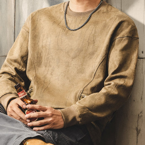 Vintage Wash Texture Long Sleeve Shirt P1815