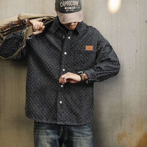 Vintage Nep Tweed Shirt P1904