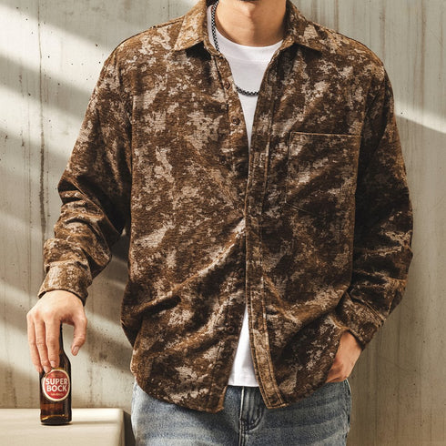 Vintage Camo Work Style Shirt P1834