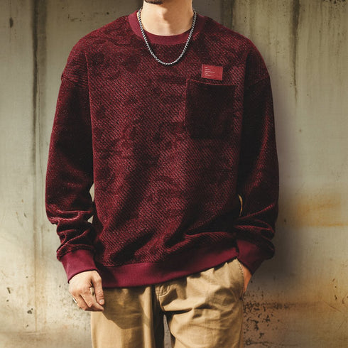 Soft Fabric Warm Touch Long Sleeve Sweatshirt P1864