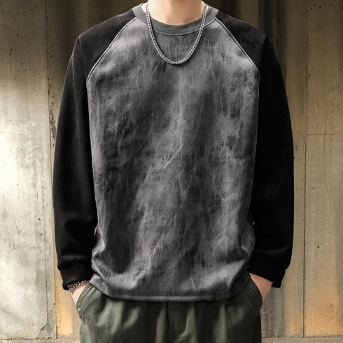 Vintage Wash Style Long Sleeve T-shirt P1684