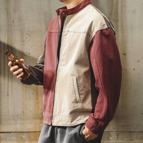 Color Block Work Jacket P1830