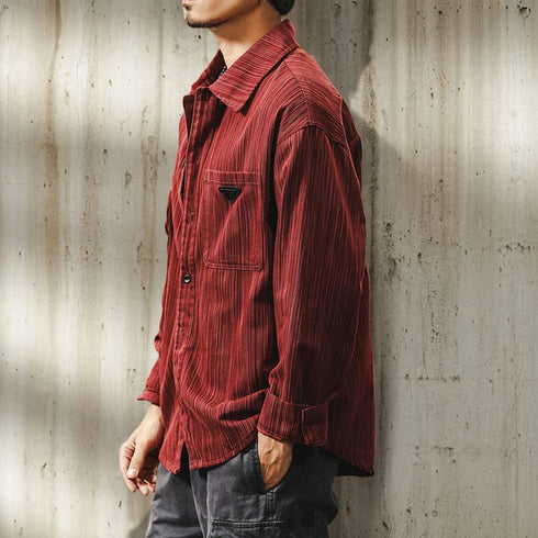 Bamboo Pattern Casual Shirt P1215