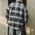 Double Pocket Mixed Check Shirt P1622