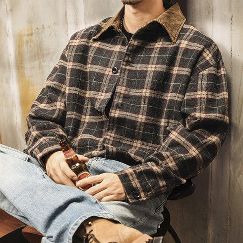 Classic Check Shirt Jacket P1863