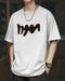 【OUTLET/即納】アブストラクトロゴワイドシルエット半袖Tシャツ P1371