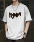 【OUTLET/即納】アブストラクトロゴワイドシルエット半袖Tシャツ P1371