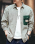 Vintage Style Stripe Work Shirt P1335