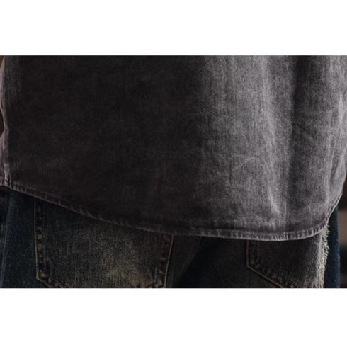 Vintage Like Wash Denim Shirt P1913