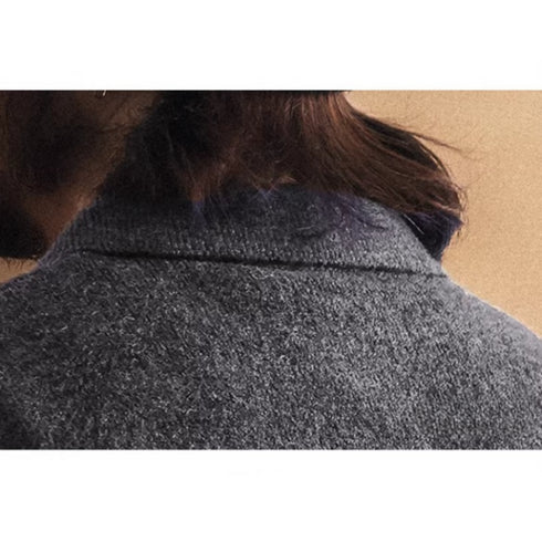 Work Taste Polo Collar Long Knit P1917