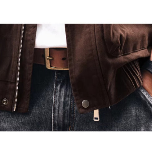 Rugged Silhouette Zip Jacket P1921