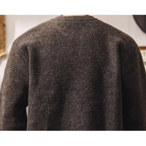 Classic Fit Key Neck Long Knit P1915