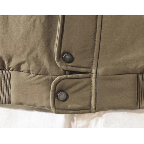 Military Touch Hooded Down Jacket P1897