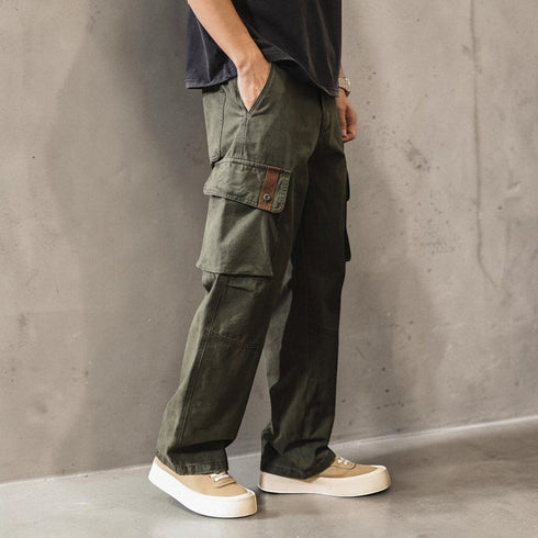 【OUTLET/即納】カーゴポケットストレートパンツ P2103