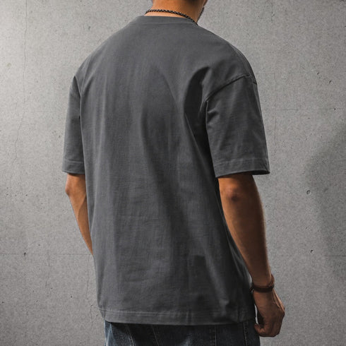 グラフィックプリント半袖Tシャツ P2143