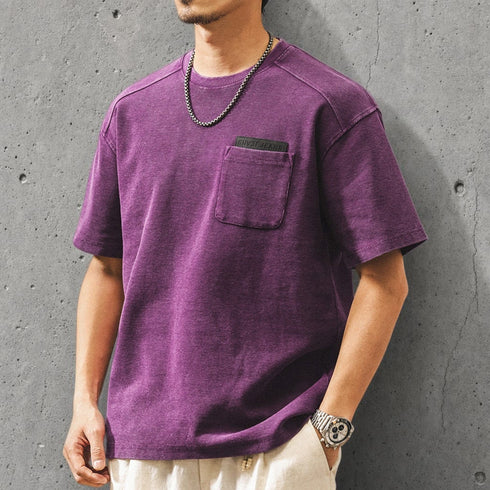 パッチポケットリラックス半袖Tシャツ P2147