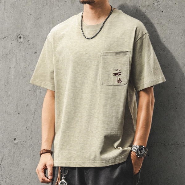 ポケットグラフィック半袖Tシャツ P2145