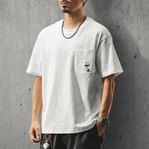 ポケットグラフィック半袖Tシャツ P2145
