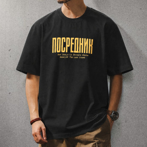 フロントプリント半袖Tシャツ P2089