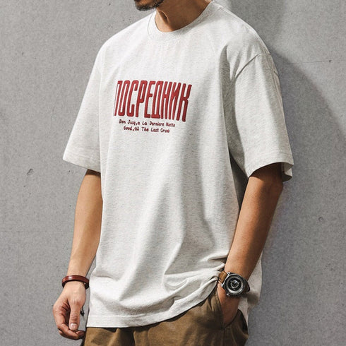 フロントプリント半袖Tシャツ P2089