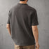 カットオフカラーワッフル半袖Tシャツ P2156