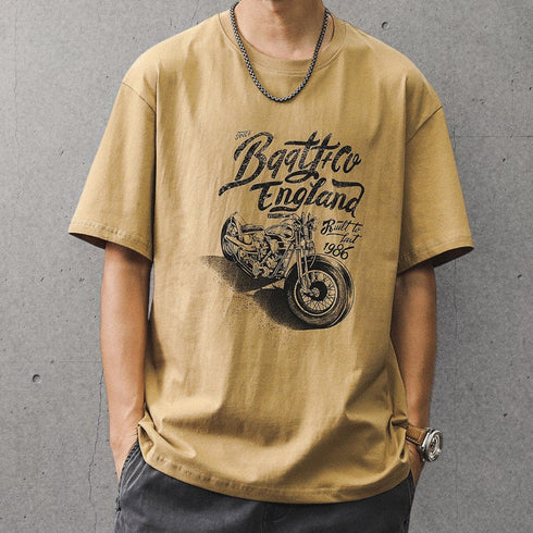 アメカジグラフィック半袖Tシャツ P2104