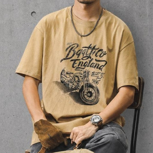 アメカジグラフィック半袖Tシャツ P2104