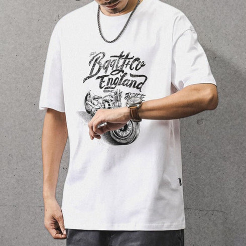 アメカジグラフィック半袖Tシャツ P2104