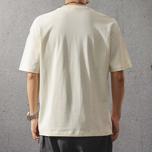 アシンメトリーヘムルーズフィット半袖Tシャツ P2172
