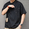 チェストポケットクルーネック半袖Tシャツ P2185