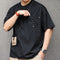 【OUTLET/即納】チェストポケットクルーネック半袖Tシャツ P2185