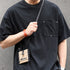 【OUTLET/即納】チェストポケットクルーネック半袖Tシャツ P2185