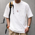 【OUTLET/即納】チェストポケットクルーネック半袖Tシャツ P2185