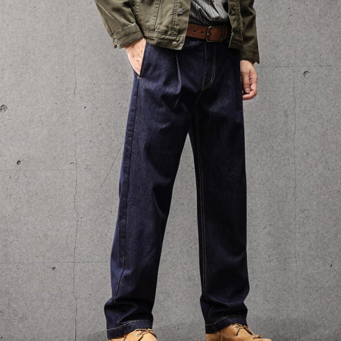 コントラストステッチデニムパンツ P2273